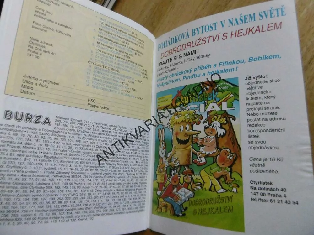 ČTYŘLÍSTEK 231 - KYTKA