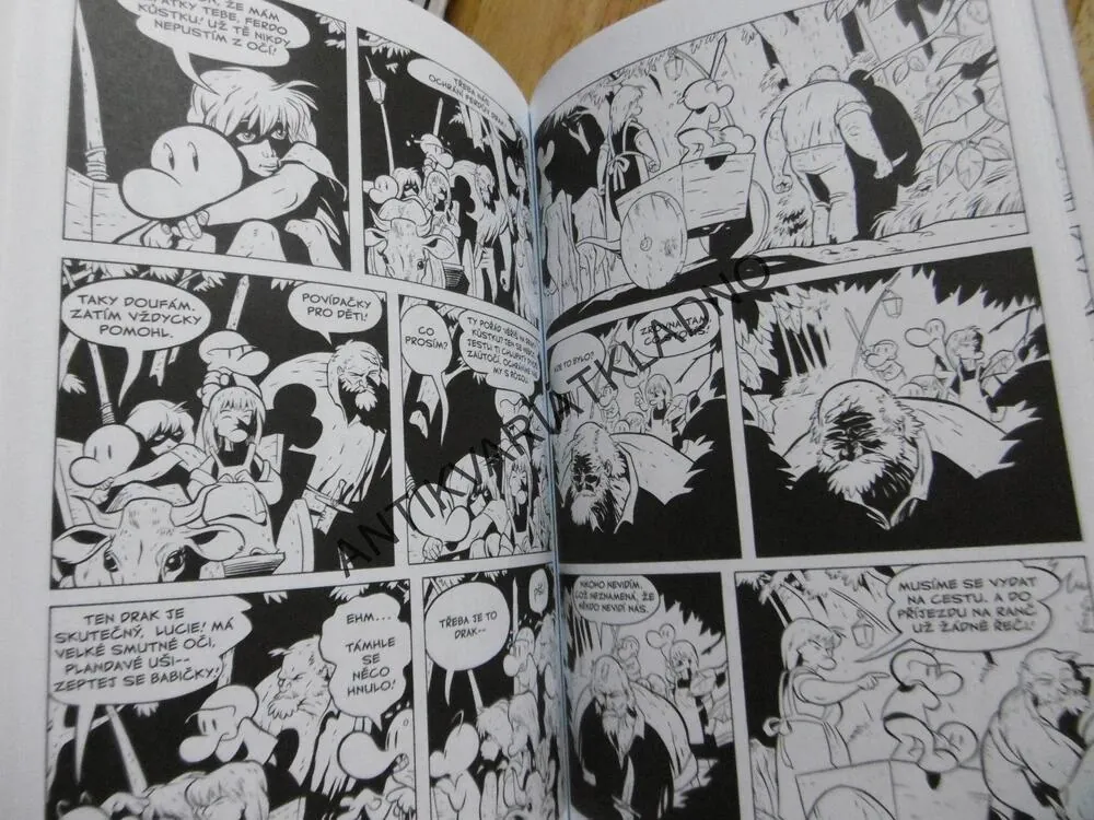 KŮSTEK, VELKÉ KRAVÍ DOSTIHY, JEFF SMITH, KOMIKS, **an