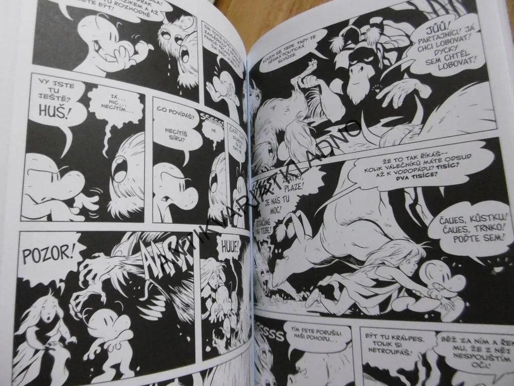 KŮSTEK, ÚTĚK Z KŮSTKOVA, JEFF SMITH, KOMIKS, **an