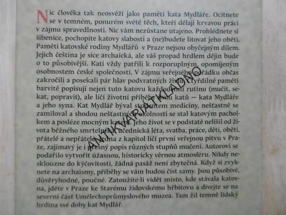 PAMĚTI KATOVSKÉ RODINY MYDLÁŘŮ, 1-4, JOSEF SVÁTEK, **an