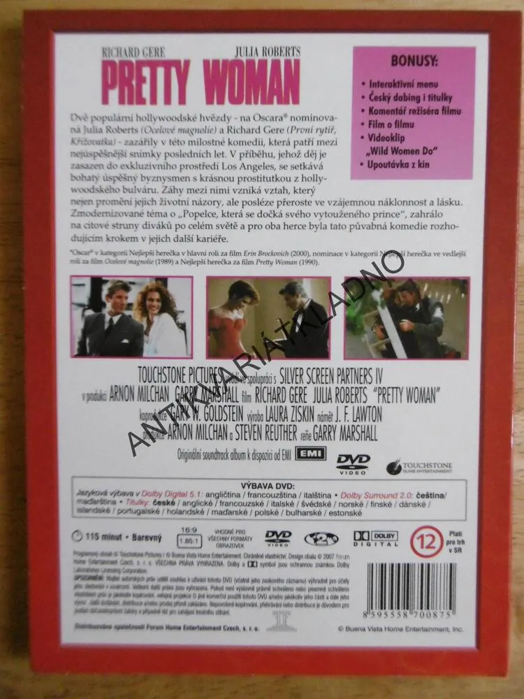 PRETTY WOMAN, DVD FILM