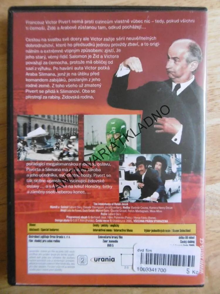 RABIN JÁKOB, DVD FILM 