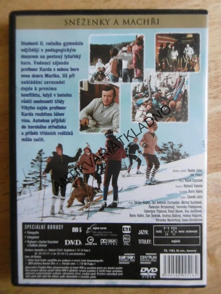 SNĚŽENKY A MACHŘI, DVD FILM ČR