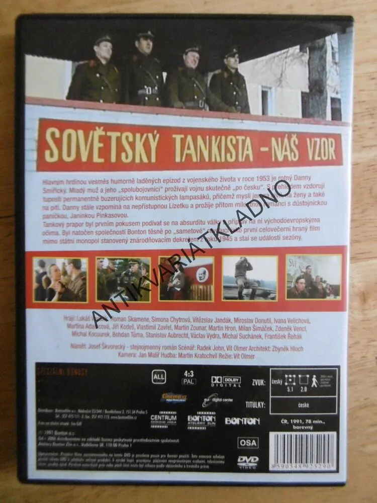 TANKOVÝ PRAPOR, DVD FILM