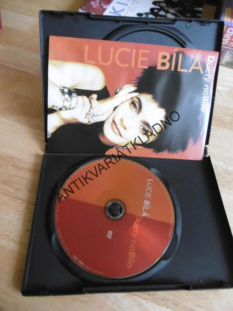 LUCIE BÍLÁ , DUETY NA BÍLO, KARL GOTT, KUBIŠOVÁ, RÁŽ, AJ., DVD HUDBA