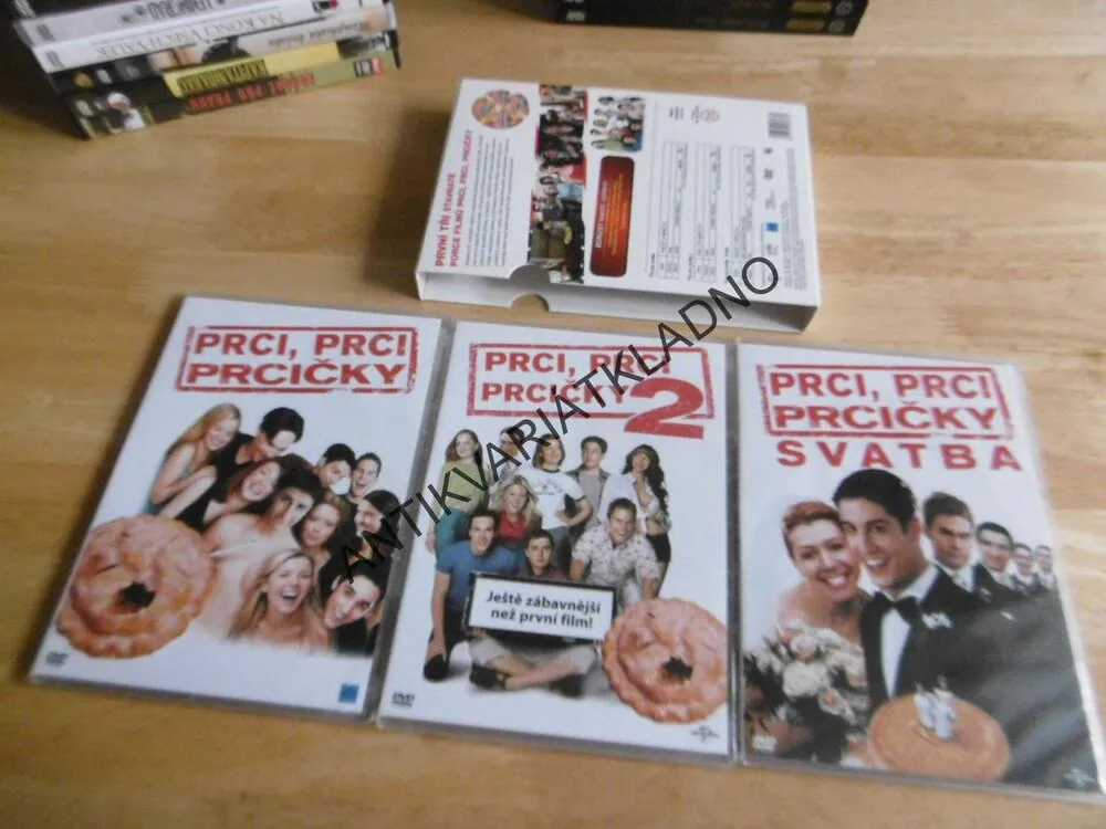 PRCI, PRCI, PRCIČKY, PRVNÍ 3 FILMY, DVD FILM