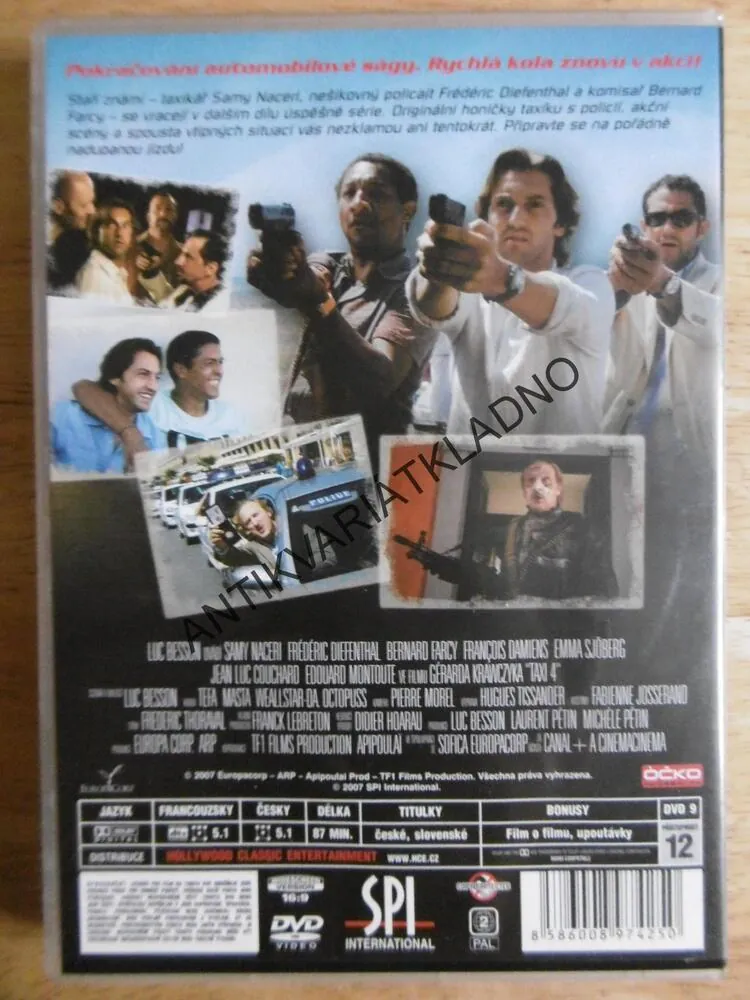 TAXI 4., LUC BESSON, DVD FILM
