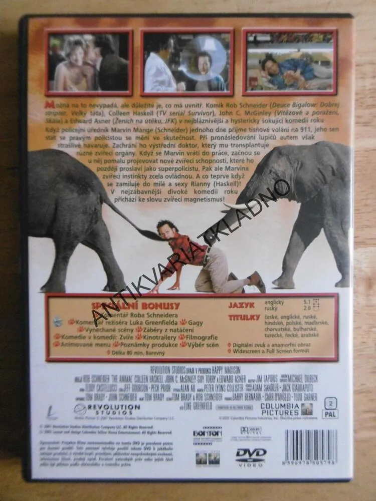 ZVÍŘE, DVD FILM, POUZE ČESKÉ TITULKY