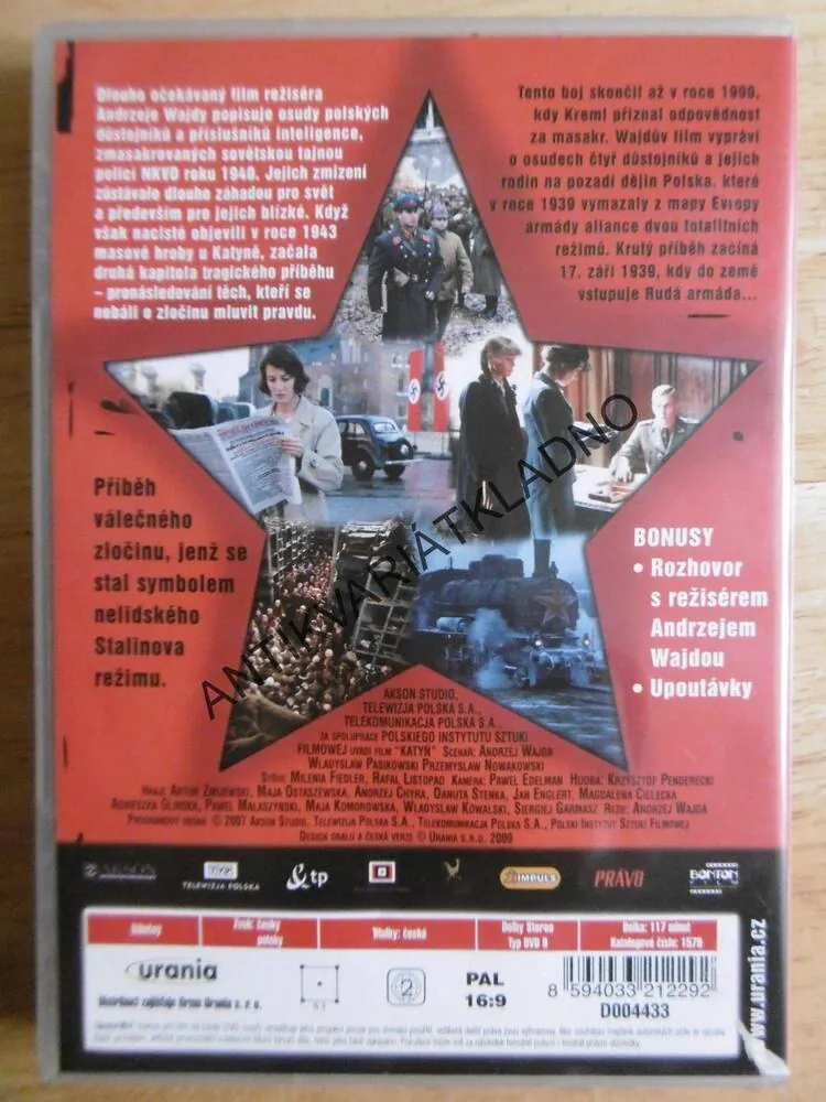 KATYŇ, DVD FILM 