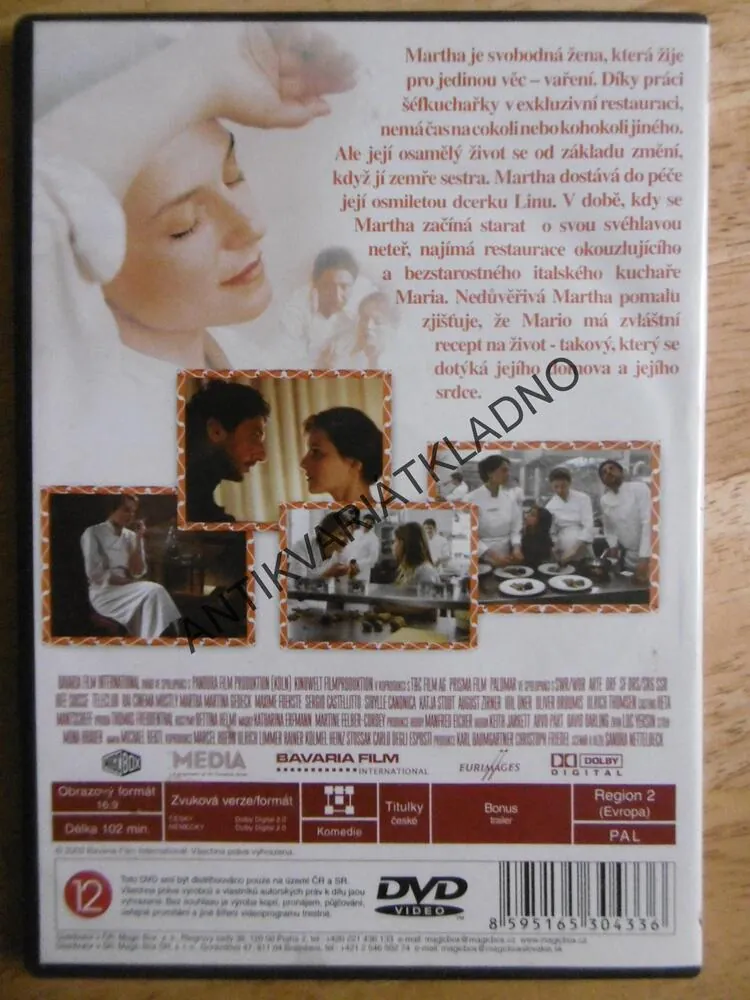 RECEPT NA LÁSKU, DVD FILM