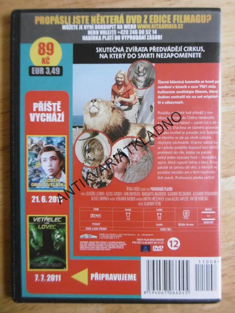 PRUHOVANÁ PLAVBA, DVD FILM