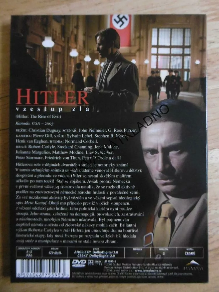 HITLER, VZESTUP ZLA, DVD FILM