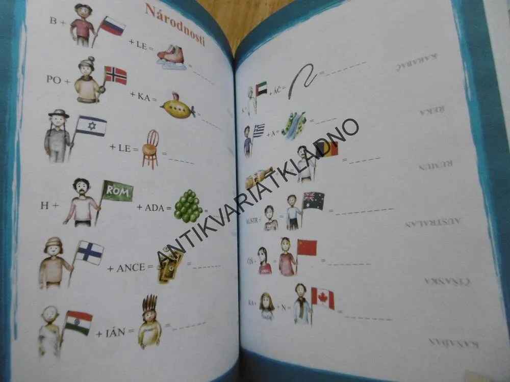 OBRÁZKOVÉ RÉBUSY, POSPÍŠILOVÁ, TRSŤAN, **an