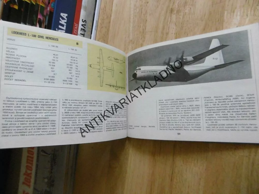 ATLAS LETADEL, VÁCLAV NĚMEČEK, ČTYŘMOTOROVÁ DOPRAVNÍ LETADLA, **an