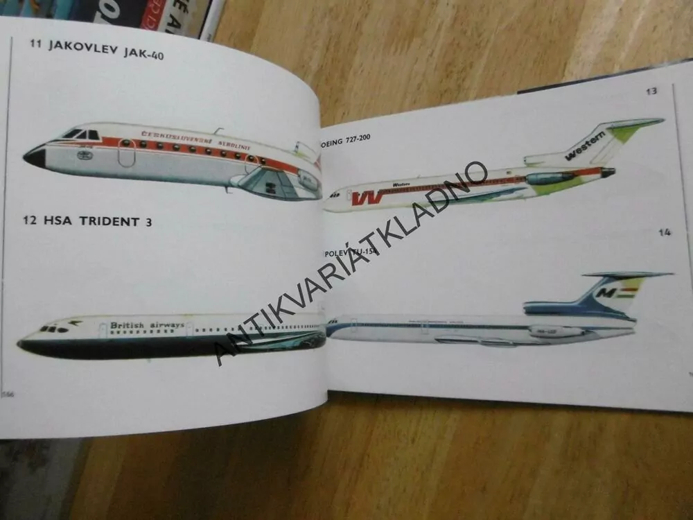 ATLAS LETADEL, VÁCLAV NĚMEČEK, TŘÍMOTOROVÁ DOPRAVNÍ LETADLA, **an