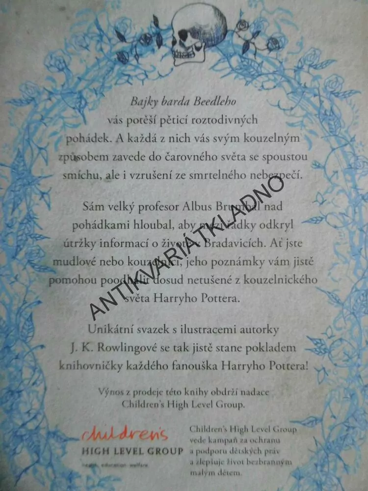 BAJKY BARDA BEEDLEHO, J.K. ROWLINGOVÁ, **an