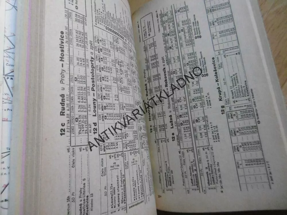 CESTOVNÝ PORIADOK ČSD, 1982-193, JÍZDNÍ ŘÁD, ŽELEZNICE,
