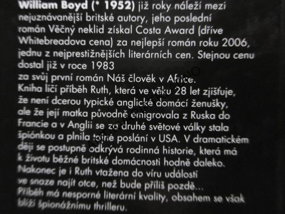 VĚČNÝ NEKLID, WILLIAM BOYD,  **an
