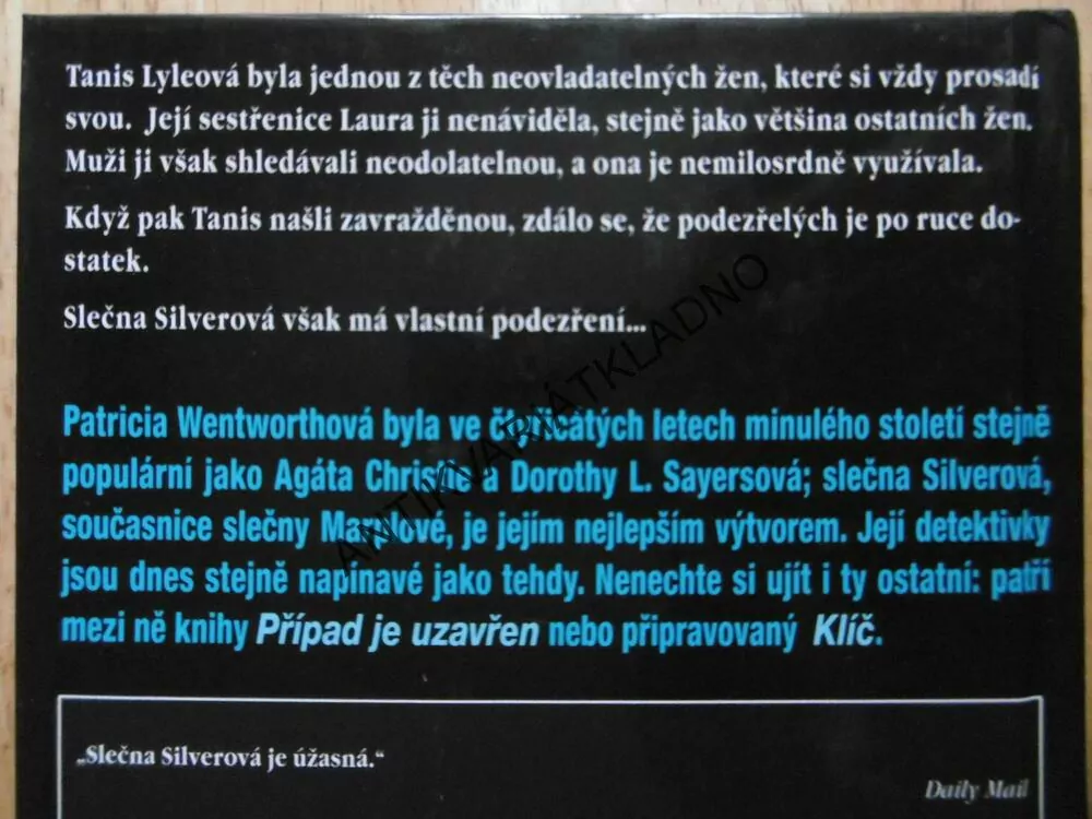 ČÍNSKÝ ŠÁL, PATRICIA WENTWORTHOVÁ,  **an