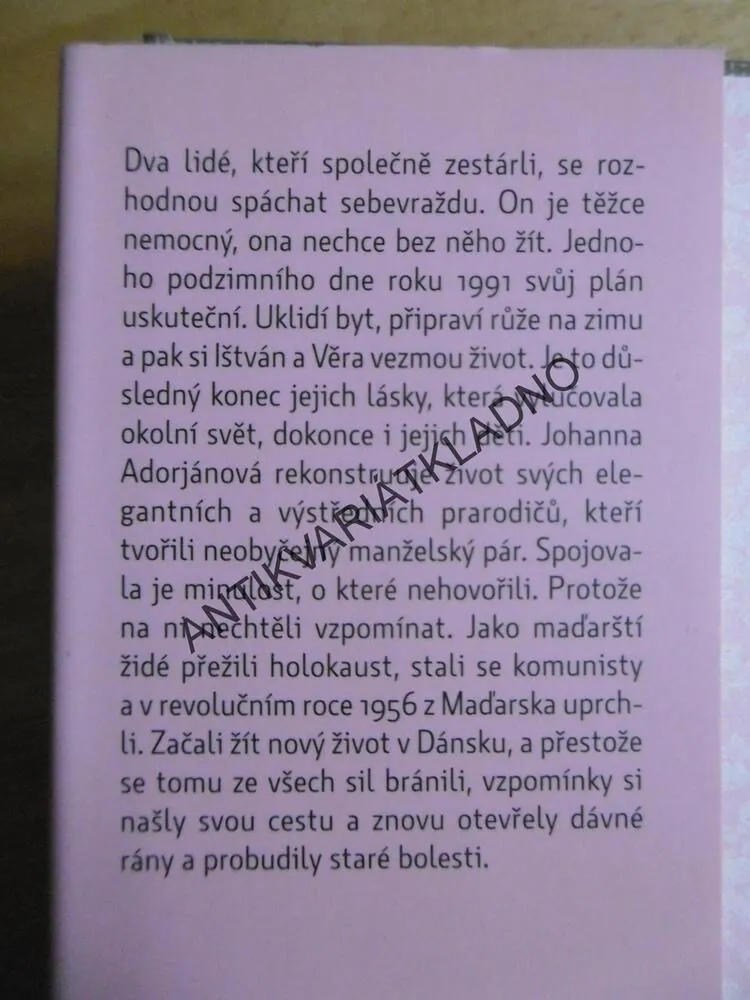 VYJÍMEČNÁ LÁSKA, JOHANNA ADORJÁNOVÁ, **an