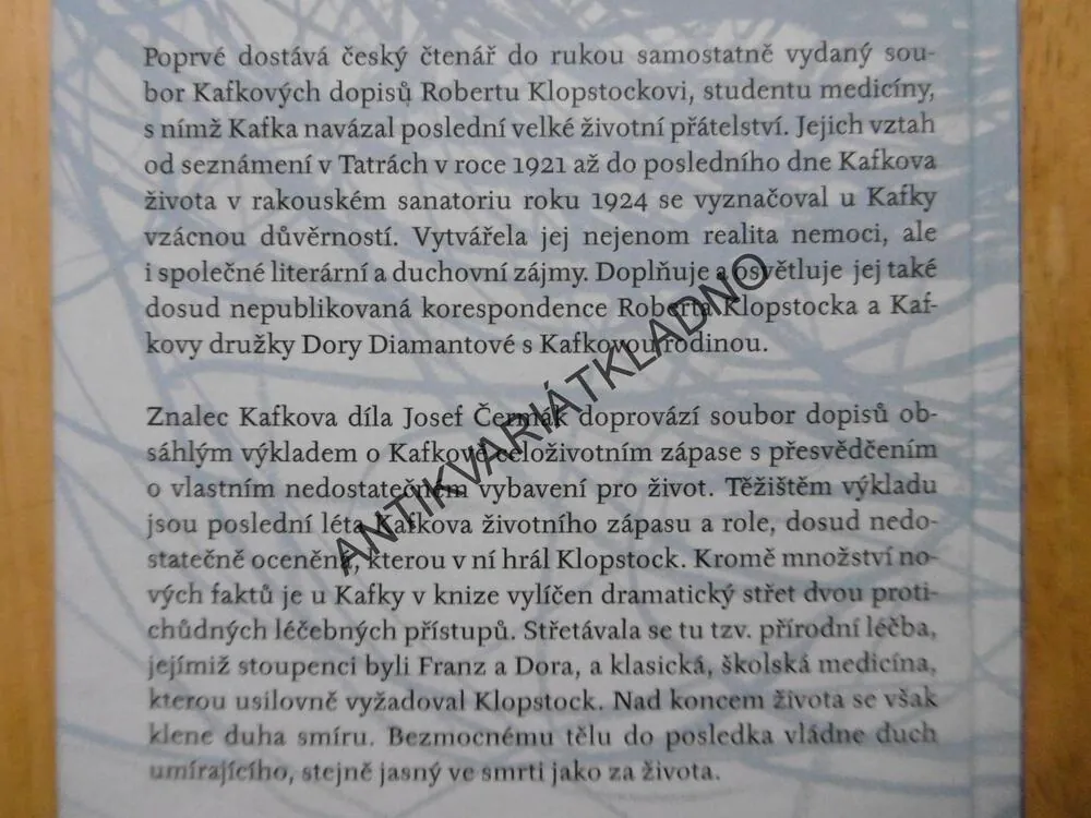 ŽIVOT VE STÍNU SMRTI FRANZ KAFKA, JOSEF ČERMÁK, **an