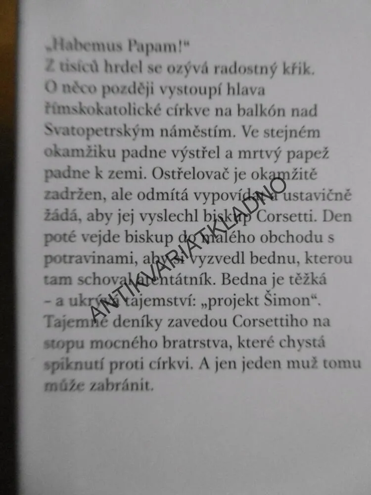 MÁG BRATRSTVO, KDO CHCE ZABÍT PAPEŽE? ARNO STROBEL, **an