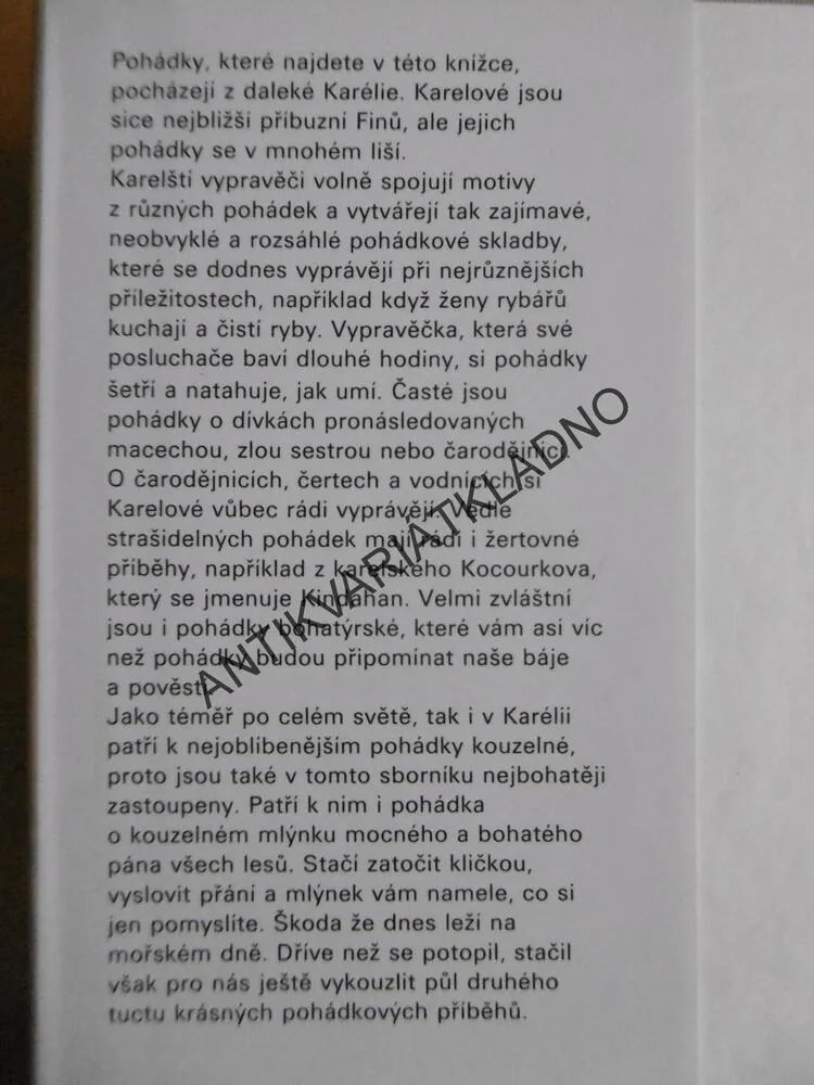 POHÁDKY Z KOUZELNÉHO MLÝNKU, MICHAELA TVRDÍKOVÁ, **an
