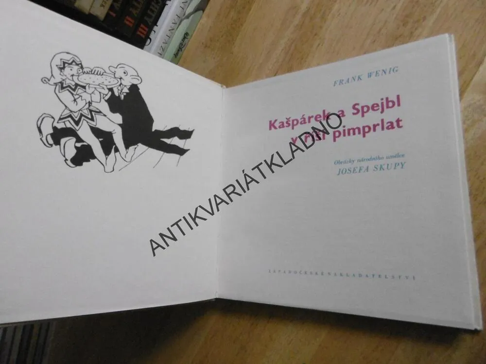 KAŠPÁREK A SPEJBL V ŘÍŠI PIMPRLAT, FRANK WENIG, URVÍNEK, ŠPEJBL, **an