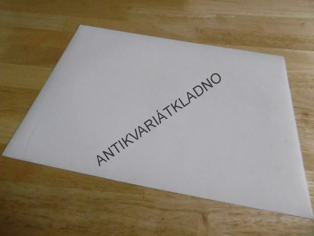 DEKORATIVNÍ TISK 1915 - MOŘSKÁ PANNA, MOŘSKÝ MUŽ, RYBY