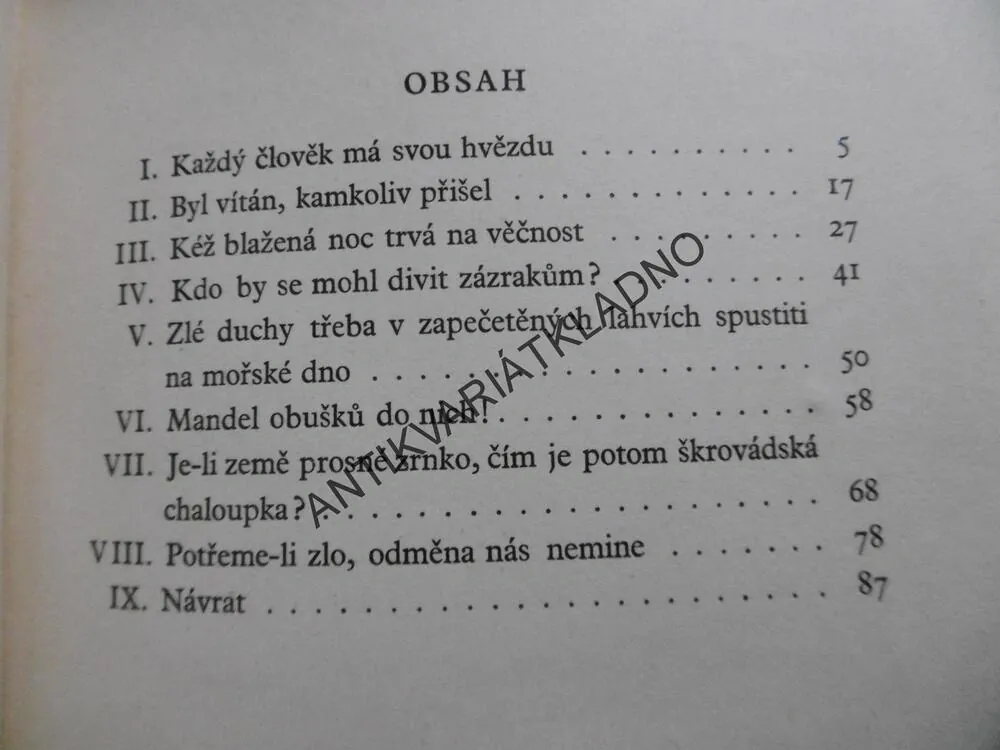 VOJÁČEK HUBÁČEK A JEHO POUŤ DO MOHAMEDÁNSKÉHO NEBE, JAROMÍR JOHN, **an