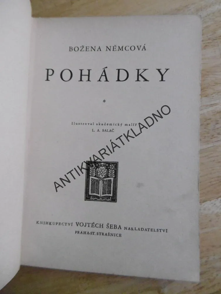 POHÁDKY BOŽENY NĚMCOVÉ, NĚMCOVÁ, SALAČ,