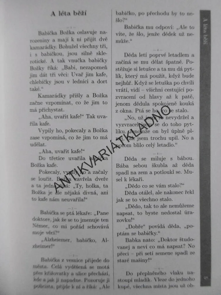 ŠPALÍČEK DOBRÝCH ČESKÝCH VTIPŮ, **an