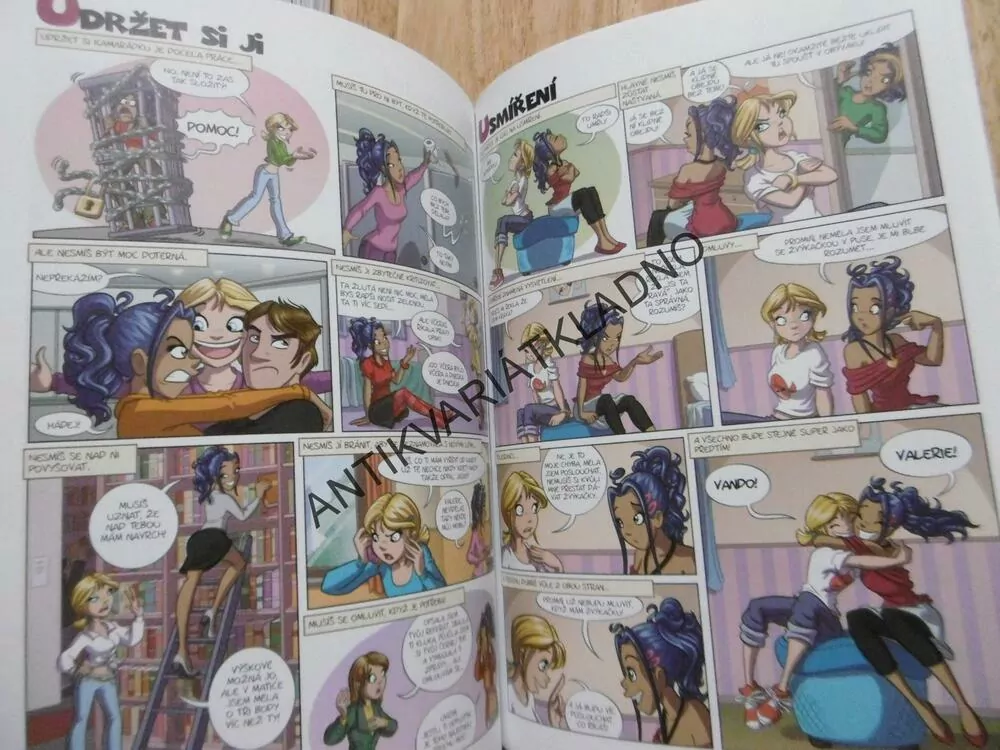 HOLČIČÍ TAJNOSTI, KÁMOŠKY OD A DO Z, KOMIKS