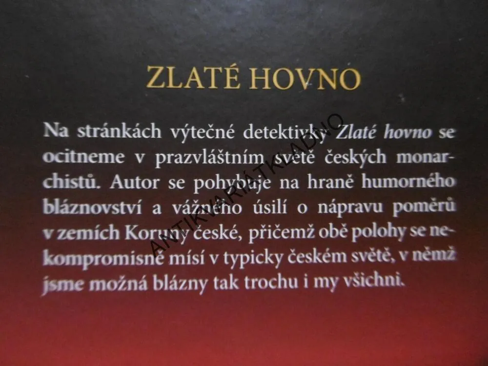 ZLATÉ HOVNO, JAN DRNEK, **an