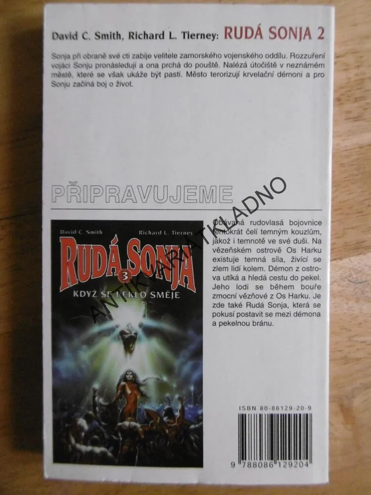 RUDÁ SONJA, 2. DÉMONI NOCI, DAVBID C. SMITH, TIERNEY, **an
