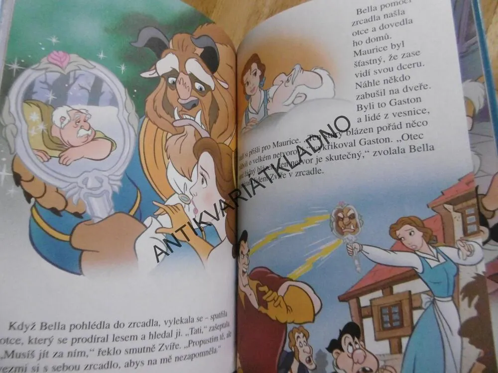 KRÁSKA A ZVÍŘE, WALT DISNEY, **an