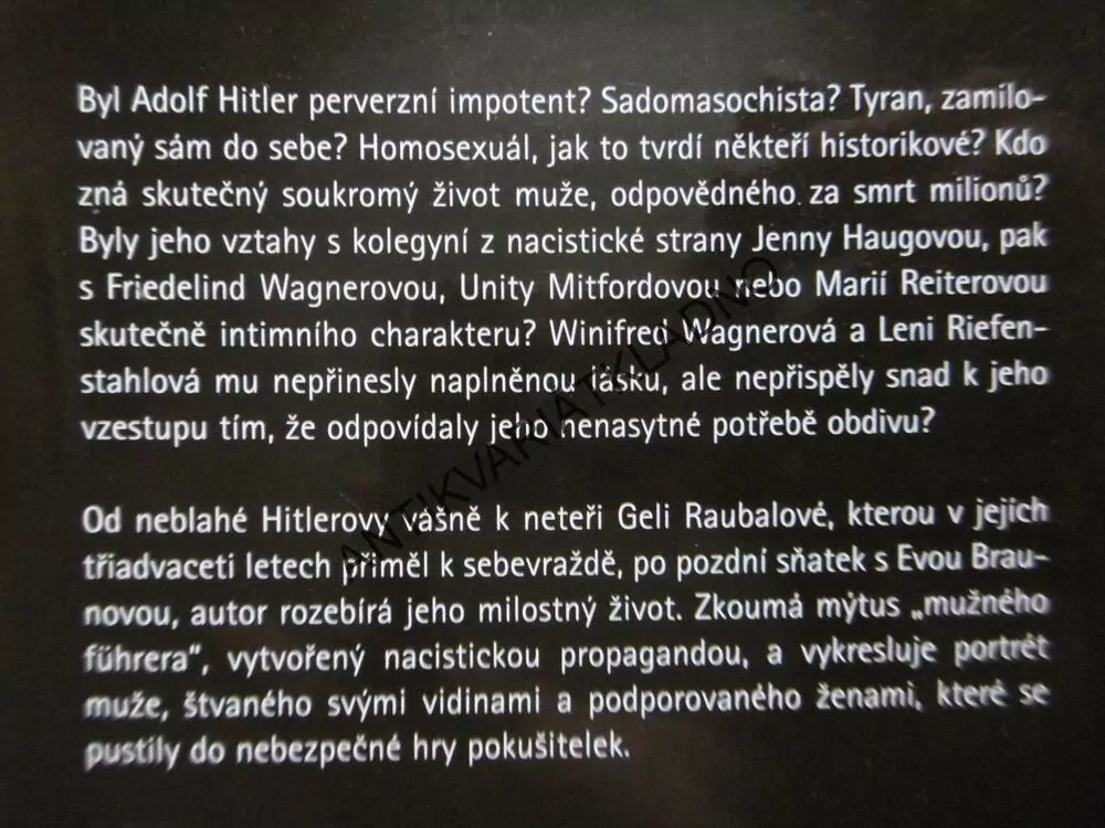 ĎÁBLOVY POKUŠITELKY, HITLER A ŽENY,FRAVCOIS DELPLA, **an