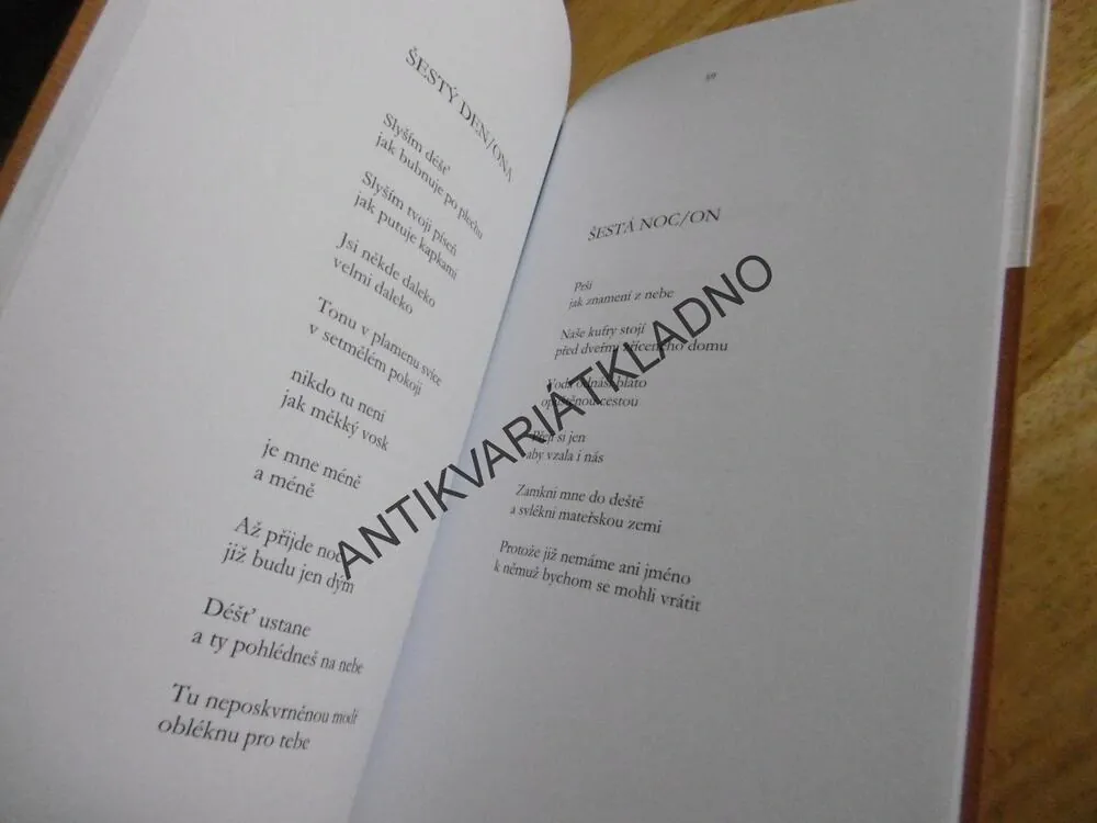 VODA POUŠTĚ, ANDRAŽ POLIČ-AUTOGRAM,  POEZIE