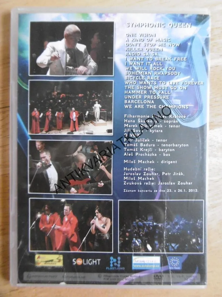 SYMPHONIC QUEEN, DVD HUDBA