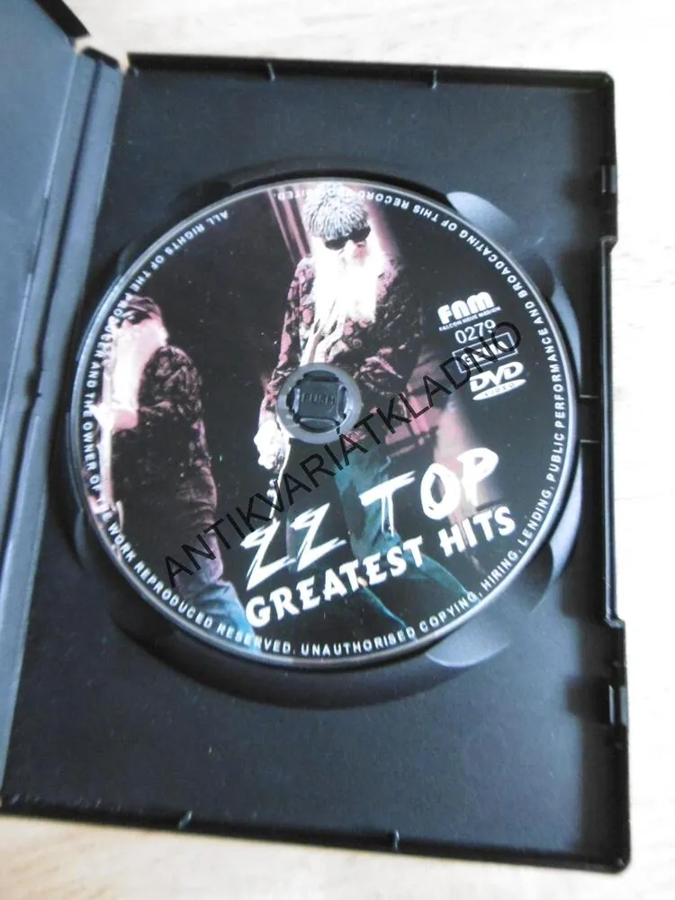 ZZ TOP, GREATEST HITS, DVD HUDBA