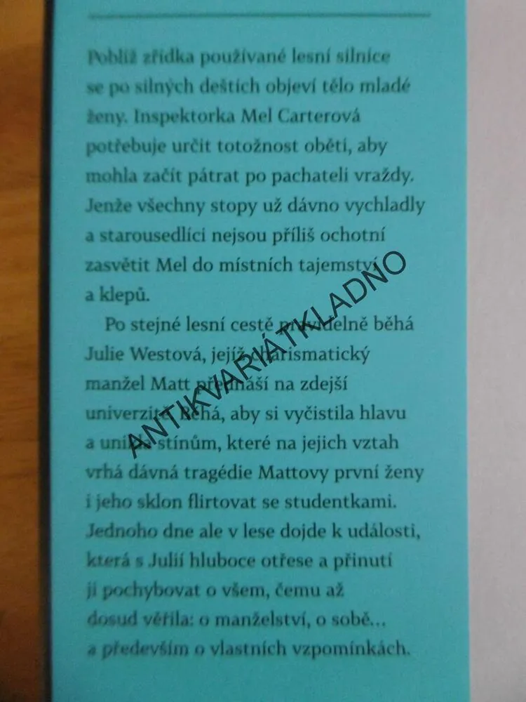 ŽENA NA LESNÍ CESTĚ, MEGAN GOLDINOVÁ, **an
