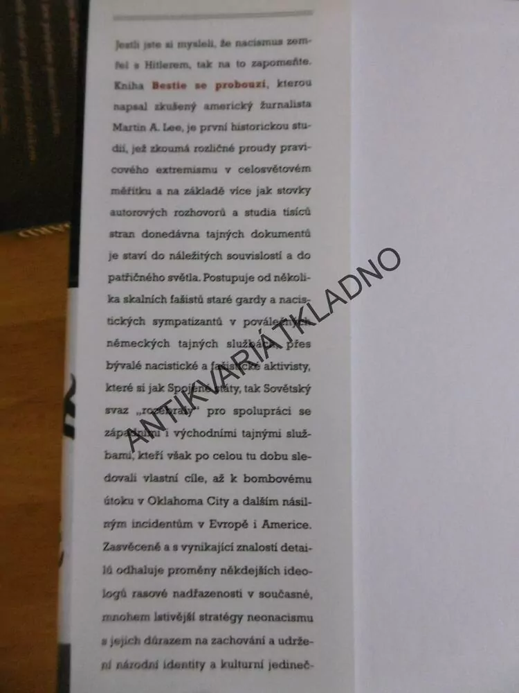 BESTIE SE PROBOUZÍ, VZKŘÍŠENÍ FAŠISMU, MARTIN A. LEE,**an