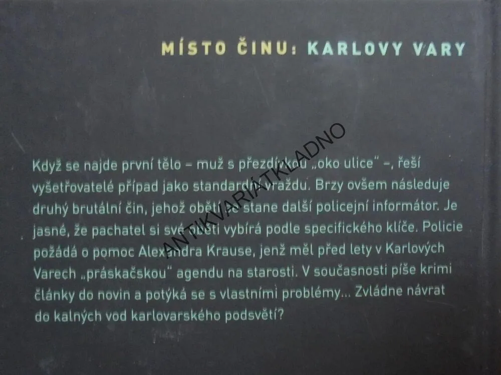 LETARGIE, ANTONÍN MAZÁČ, DETEKTIVKA