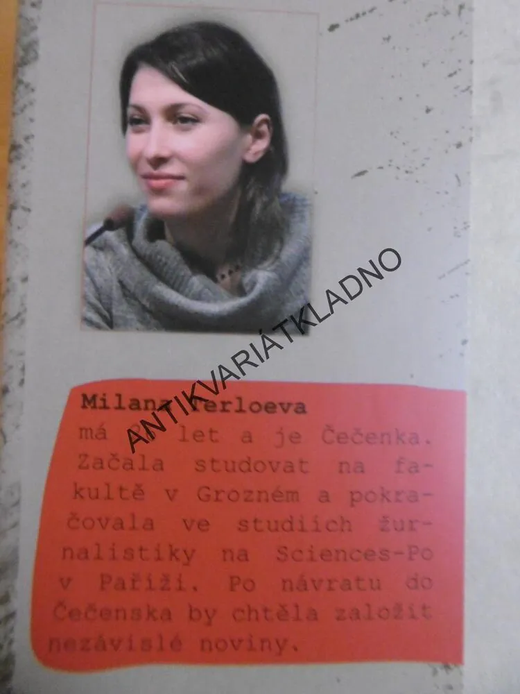TANEC NA TROSKÁCH, VÁLEČNÝ DENÍK ČEČENSKÉ DÍVKY, MILANA TERLOEVA, **an