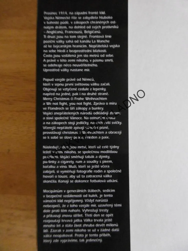 MALÝ MÍR VE VELKÉ VÁLCE, ZÁPADNÍ FRONTA 1914, MICHALE JÜRGS, **an