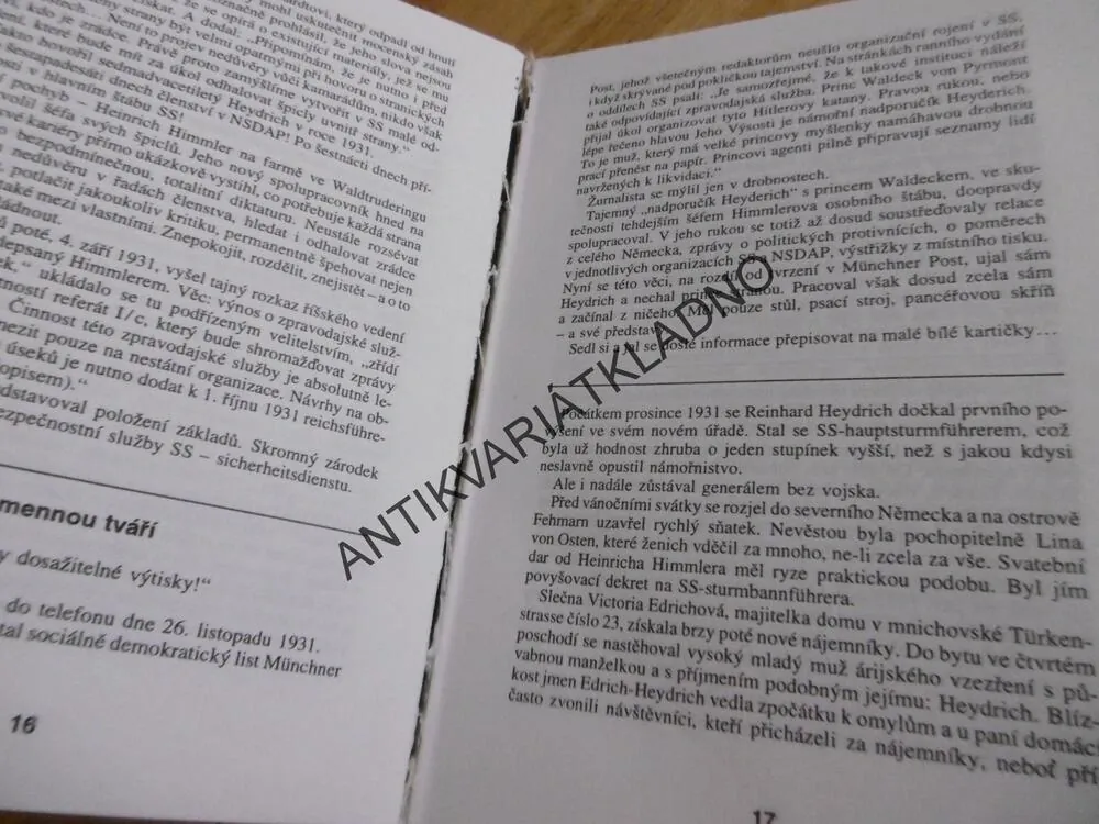 MUŽ, JEHOŽ ŘEMESLEM BYL ZLOČIN, ROMAN CÍLEK, **an