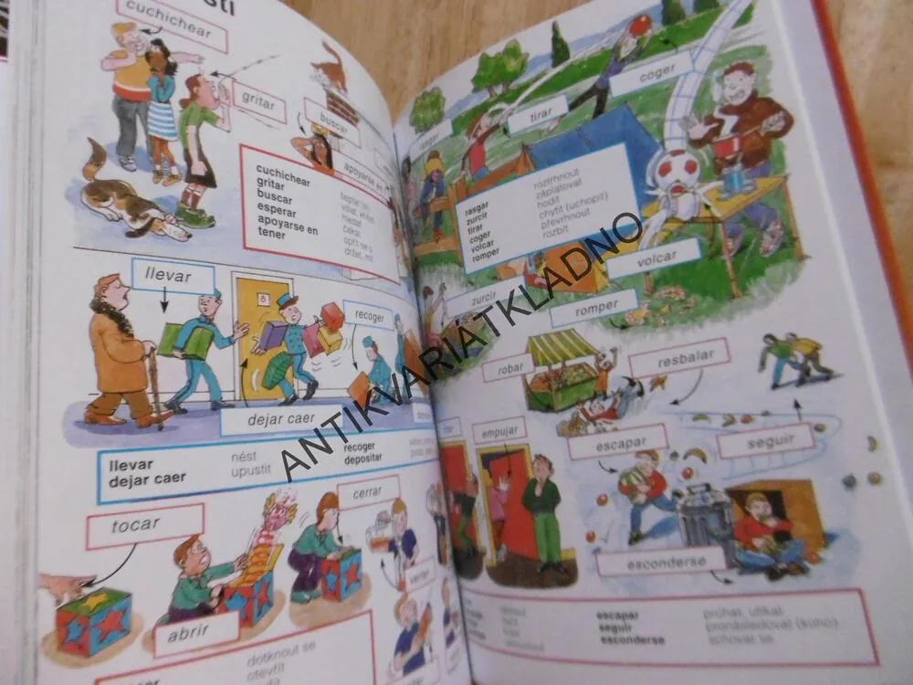 OBRÁZKOVÝ ŠPANĚLSKO-ČESKÝ SLOVNÍK, **an