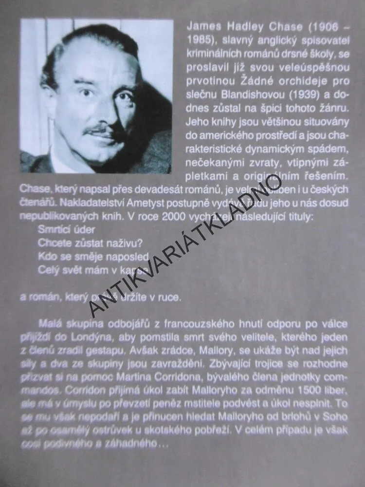KDO JE  MALLORY?, JAMES HADLEY CHASE, **an