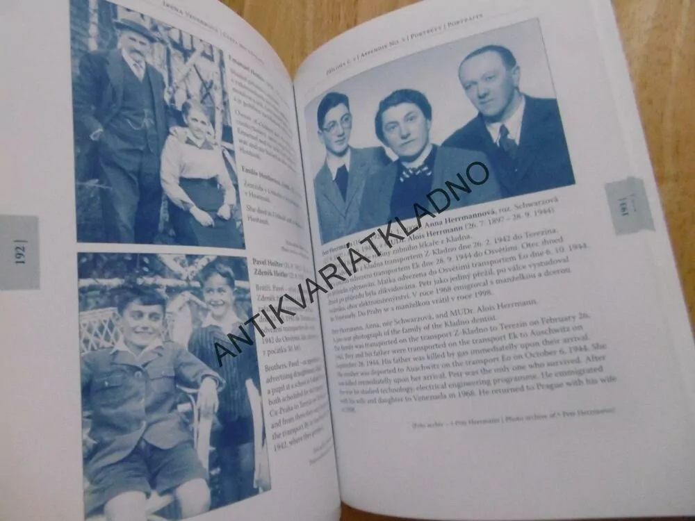 CESTA BEZ NÁVRATU, kladenská židovská obec 1853-1942, KLADNO, IRENA VEVERKOVÁ, **an