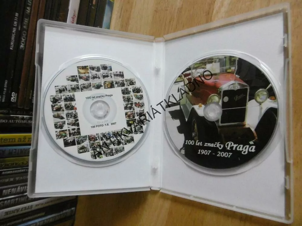 100 LET ZNAČKY PRAGA, 1907-2007, DVD FILM